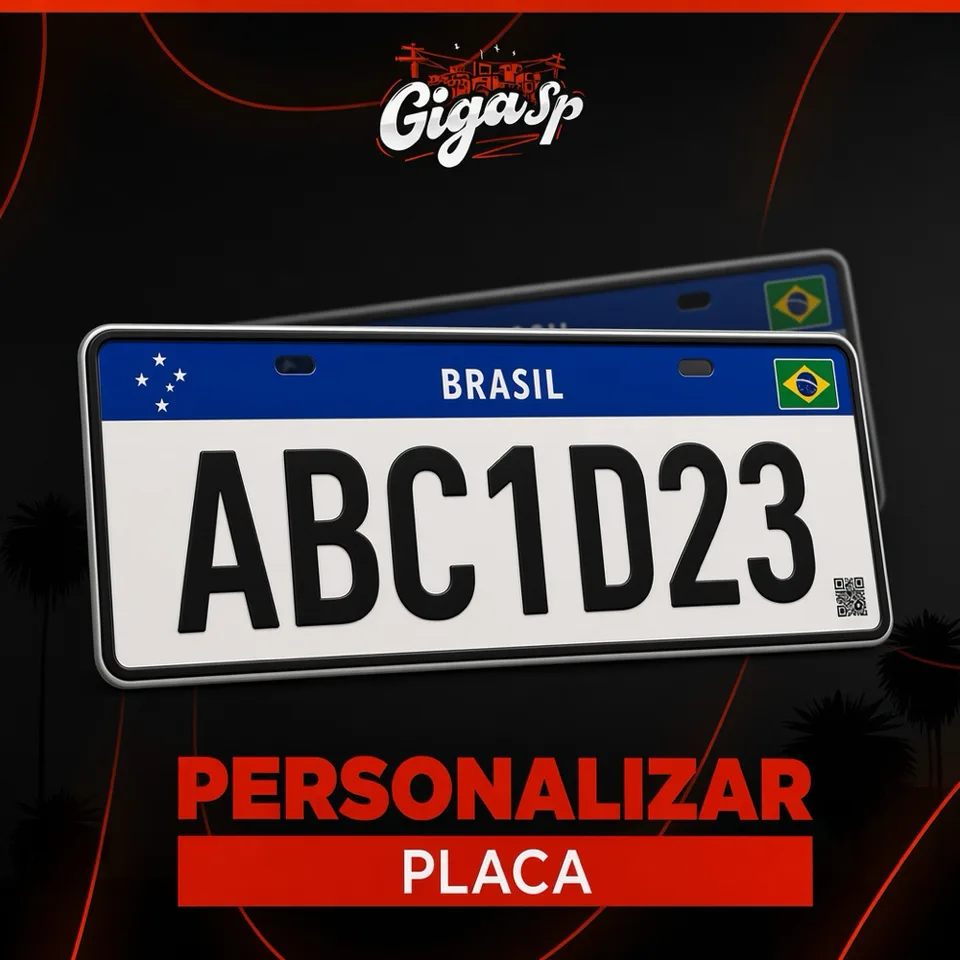 Arte de Placa Personalizada